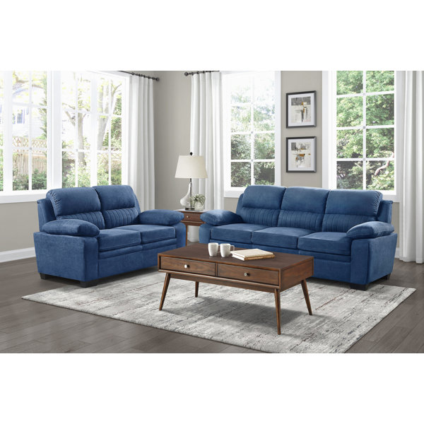 Blue Living Room Sets & Couches You'll Love | Wayfair